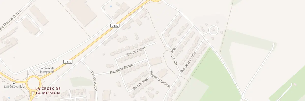 Plan du 8 Rue de la janique à Liffré