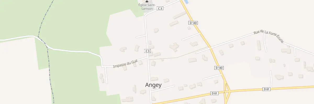 Plan du 5034 La Champcerie - Angey à Sartilly-Baie-Bocage