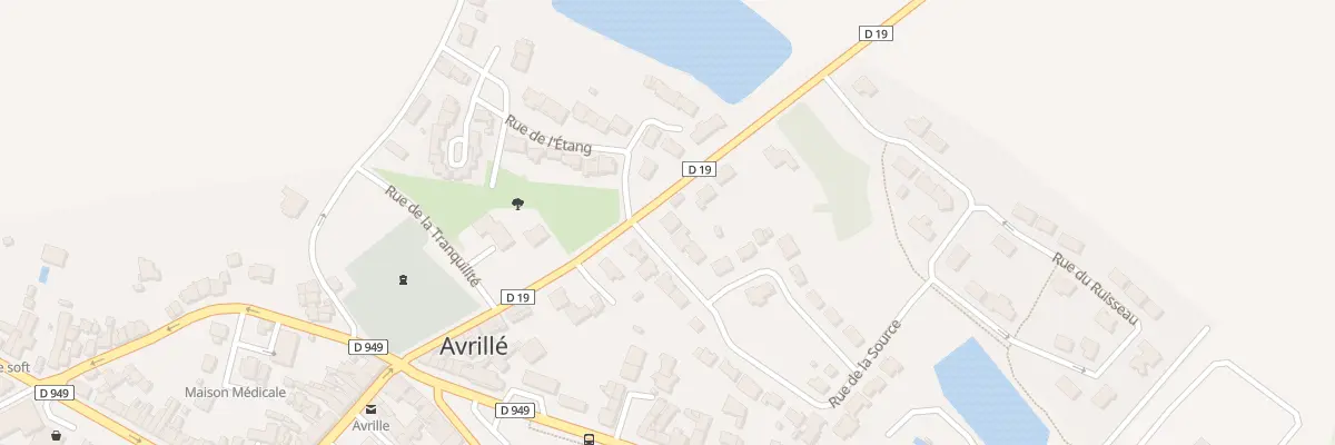 Plan du 2 Rue de la source à Avrillé