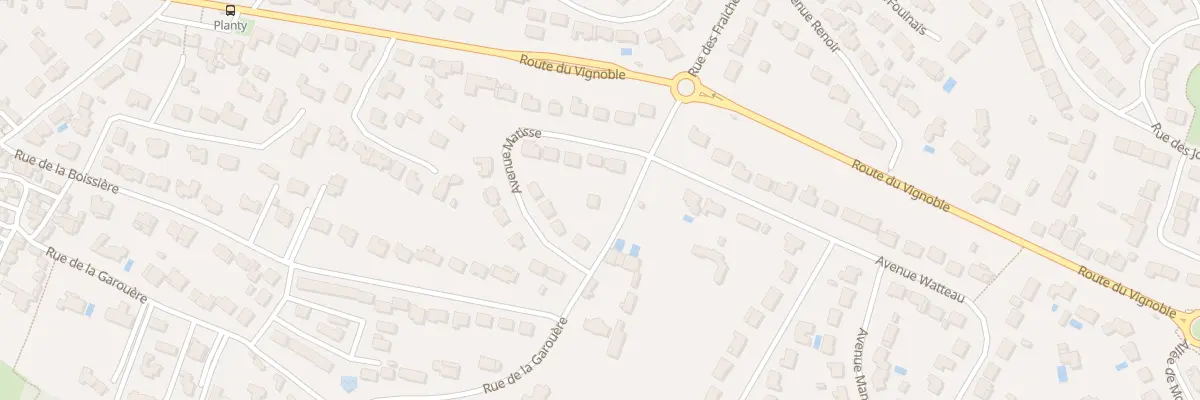 Plan du 2 Rue de la Garouère à Vertou