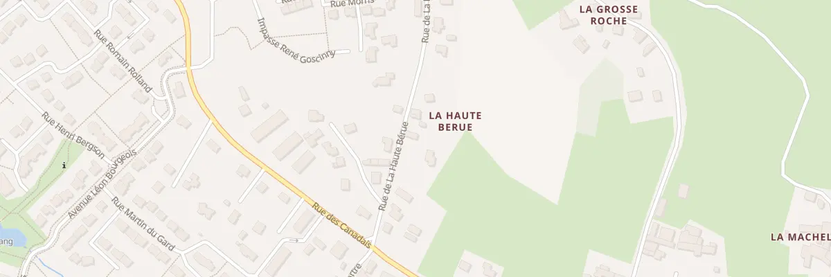 Plan du 6 Rue de la haute berue à Liffré