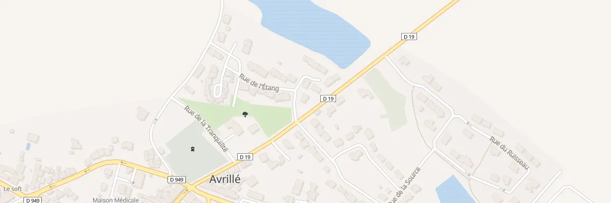 Plan du 1 Rue de l’Etang à Avrillé