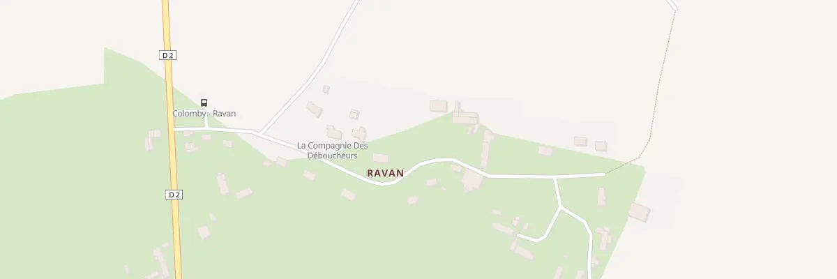Plan du 5Q Hameau Ravan à Colomby
