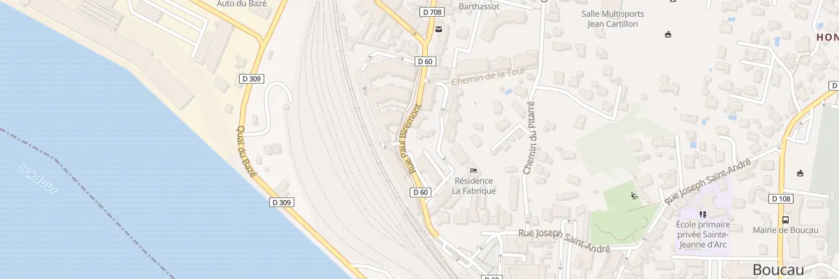 Plan du 4B Rue Paul Biremont à Boucau