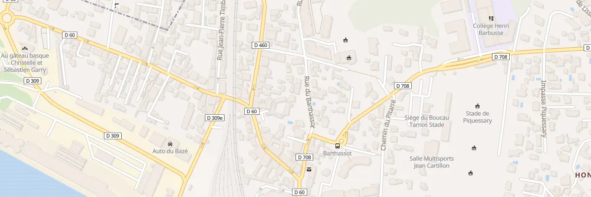 Plan du 23 Rue du Barthassot à Boucau
