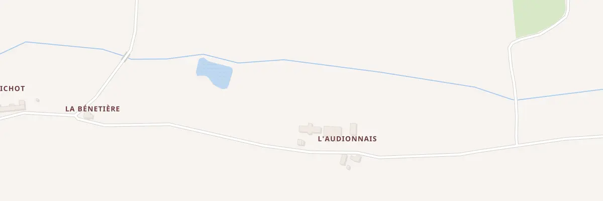 Plan du 5372 L’Audionnais à Teillay