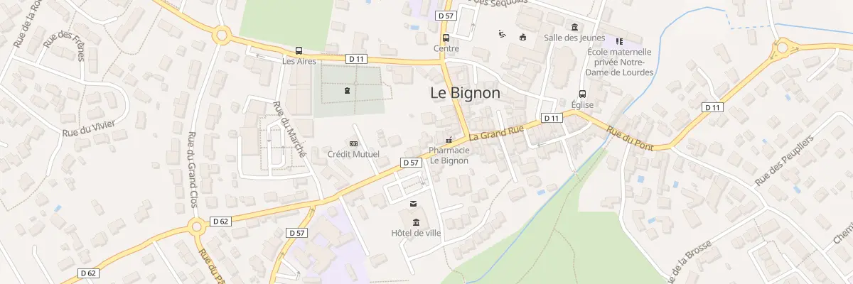 Plan du 6 Rue du Moulin au Bignon