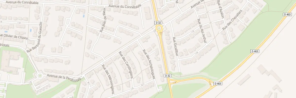 Plan du 1 Rue des Archéologues à Châteaugiron