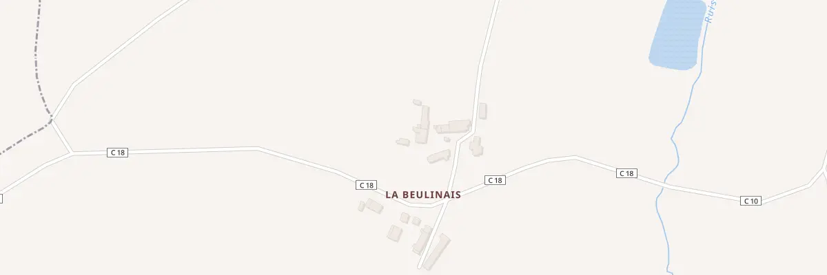 Plan du 5075 La Beulinais à Gahard