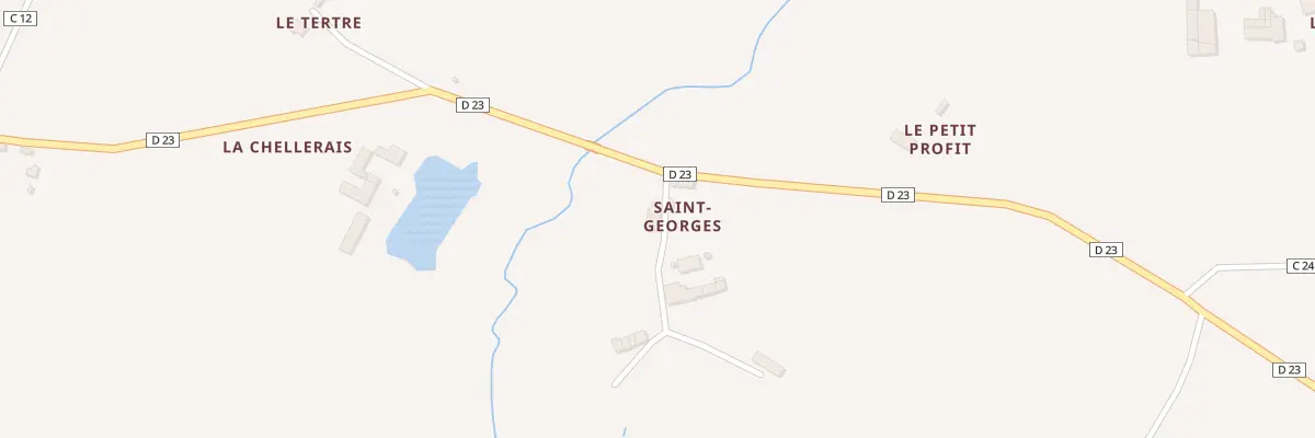 Plan du 5132 Saint Georges à Gahard