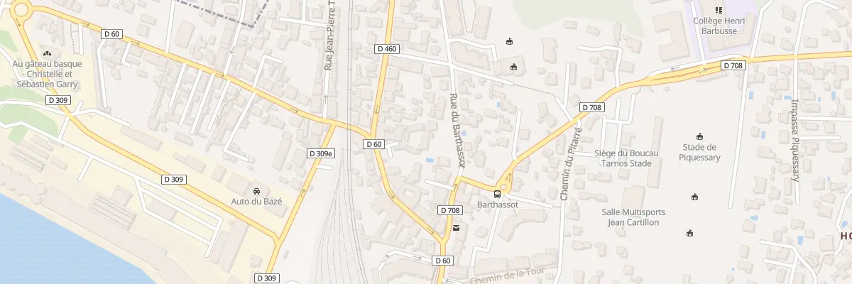 Plan du 19 Rue du Barthassot à Boucau