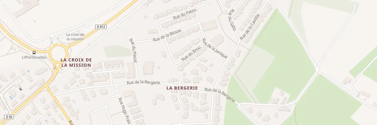 Plan du 6 Rue du brou à Liffré