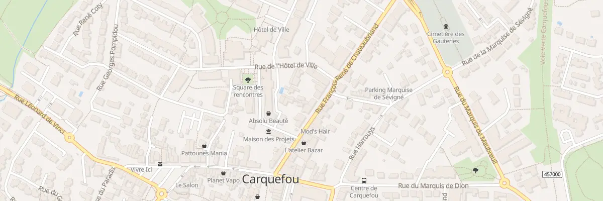 Plan du 25B Rue F R de Chateaubriand à Carquefou