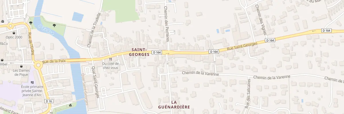 Plan du 48 Rue Saint Georges à Nort-sur-Erdre