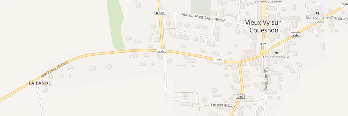 Plan du 5517 Le Bourg à Vieux-Vy-sur-Couesnon