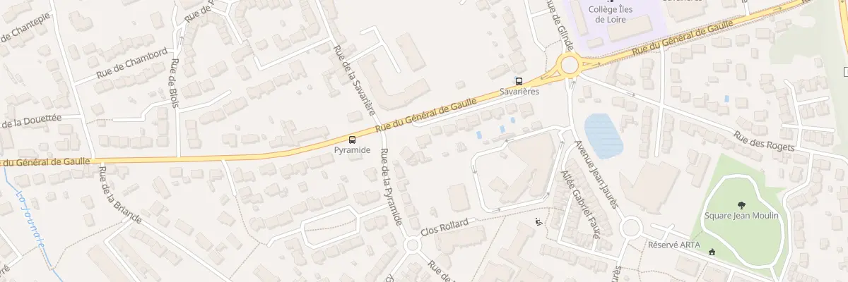 Plan du 100 Rue du Général De Gaulle à Saint-Sébastien-sur-Loire