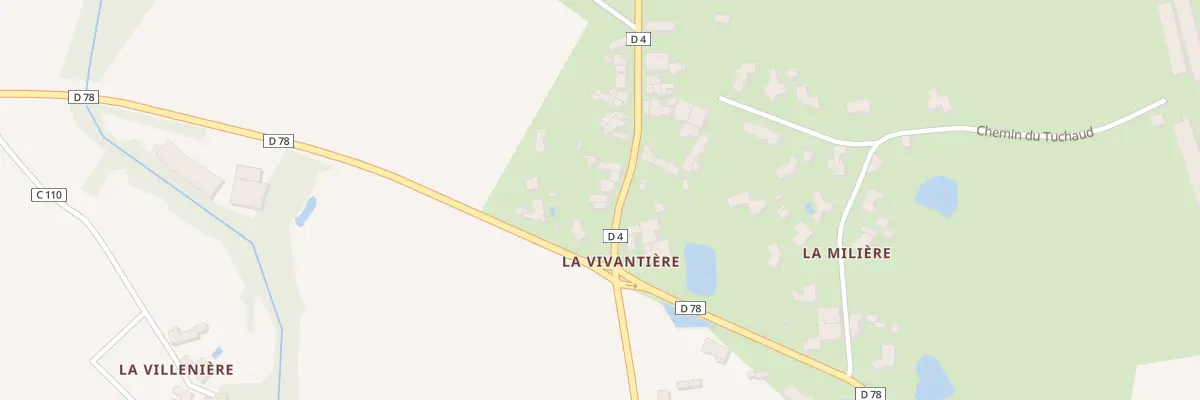 Plan du 52 La Vivantière à Beaufou