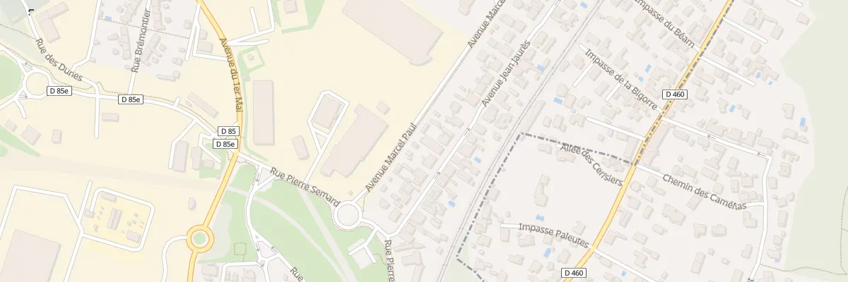 Plan du 410 Av Marcel Paul à Tarnos