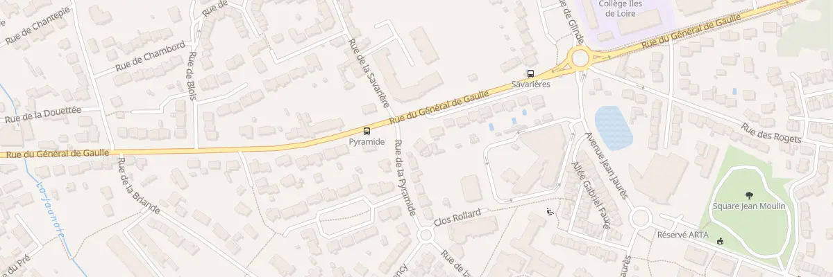 Plan du 1 Rue de la Pyramide à Saint-Sébastien-sur-Loire