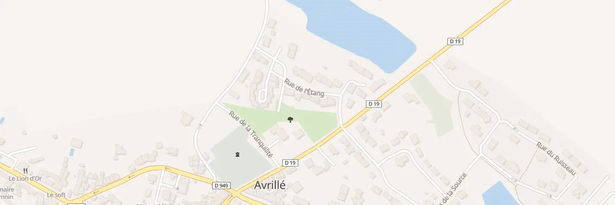 Plan du 8 Rue de l’Etang à Avrillé