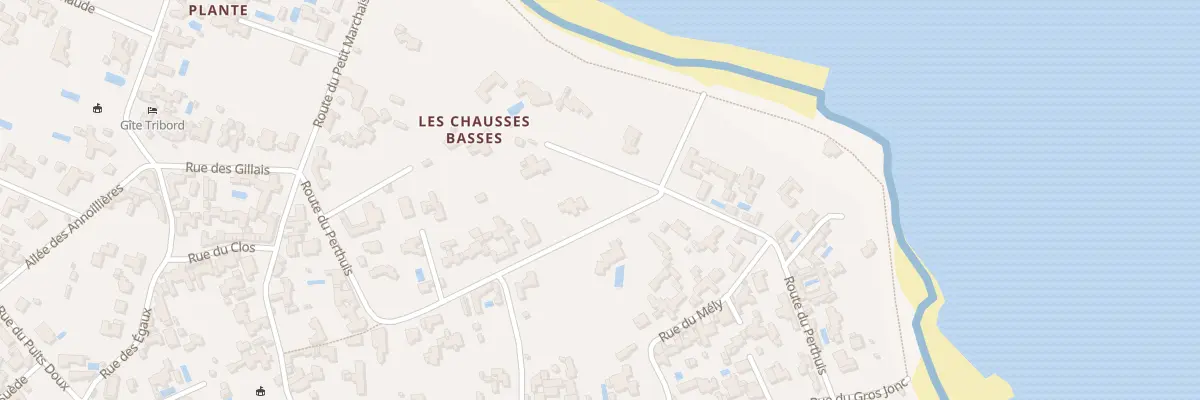 Plan du 16 Rte du Perthuis aux Portes-en-Ré