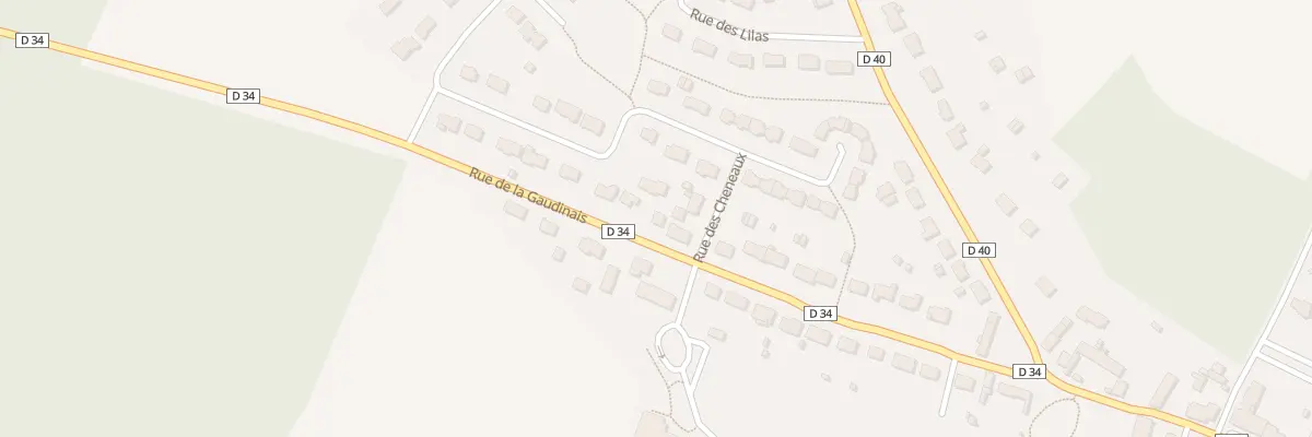 Plan du 42 Rue de la Gaudinais à Saint-Aubin-des-Châteaux