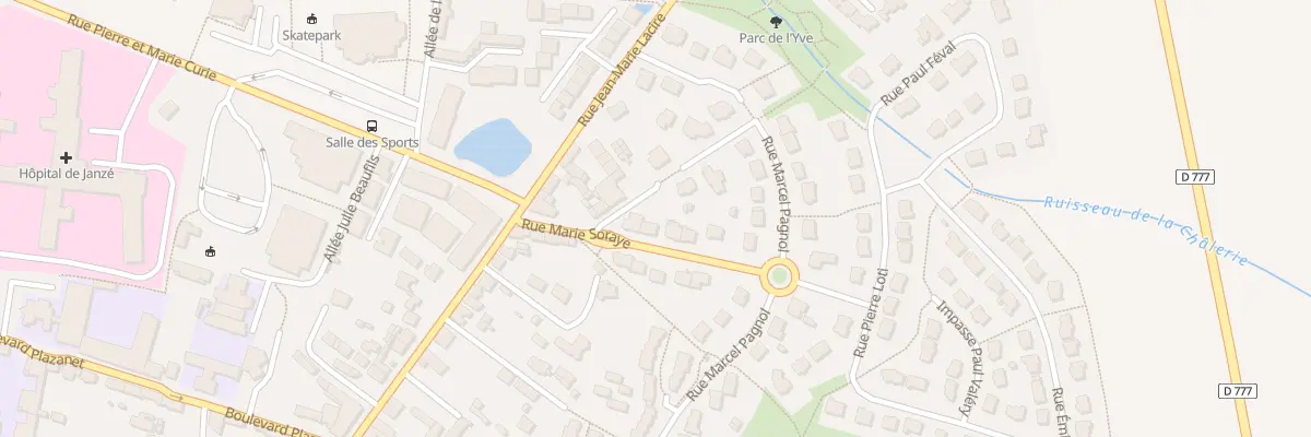Plan du 5 Rue Marie Soraye à Janzé