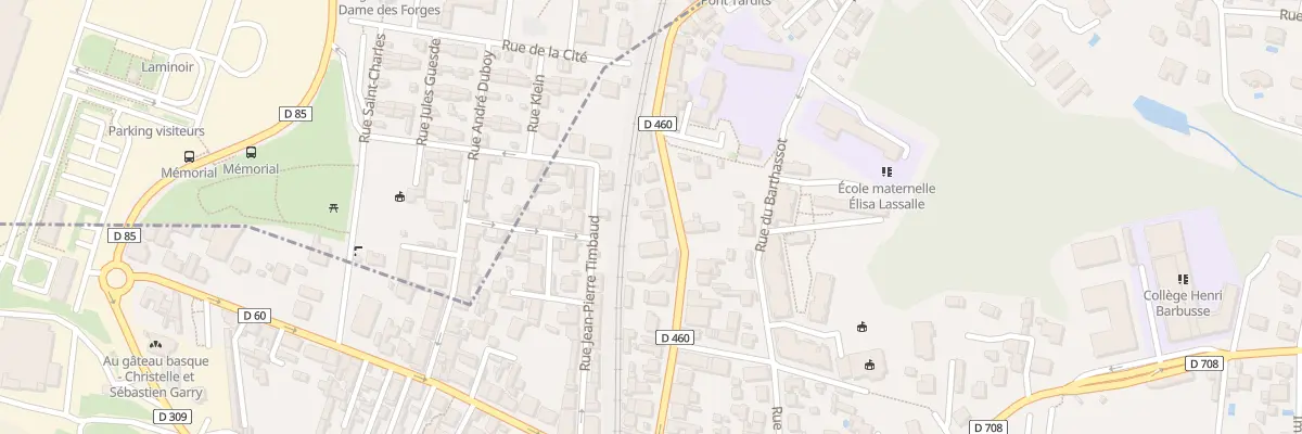 Plan du 27B Rue Georges Lassalle à Boucau
