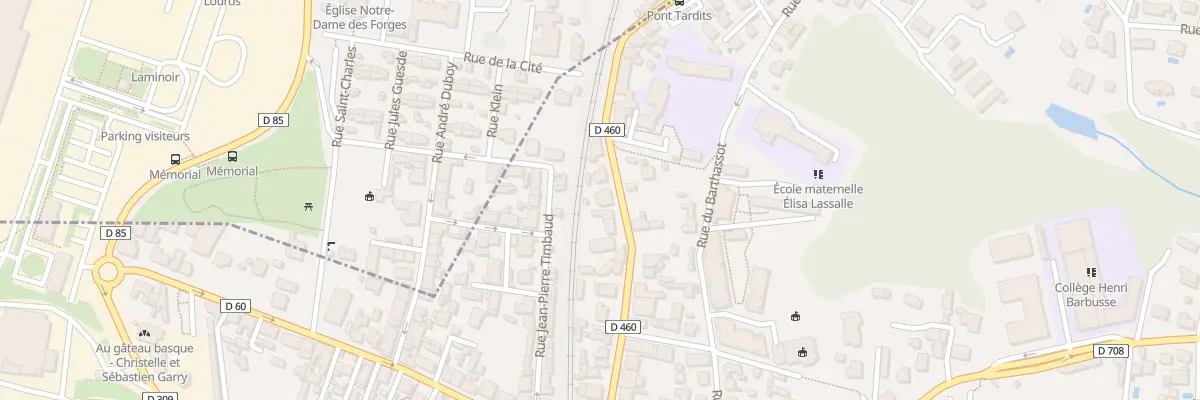 Plan du 29 Rue Georges Lassalle à Boucau