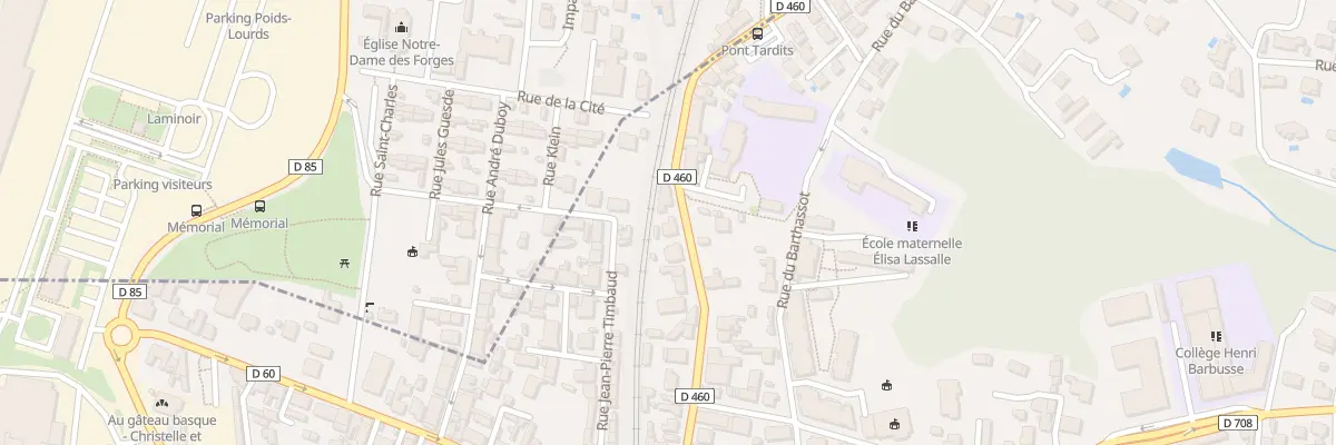 Plan du 31 Rue Georges Lassalle à Boucau