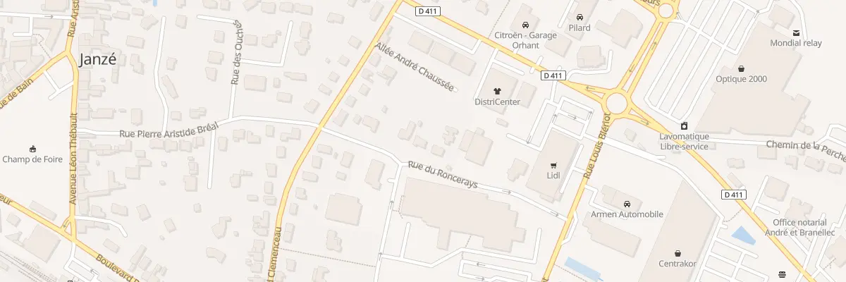 Plan du 5 Rue du Roncerays à Janzé