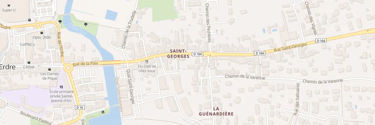 Plan du 38 Rue Saint Georges à Nort-sur-Erdre