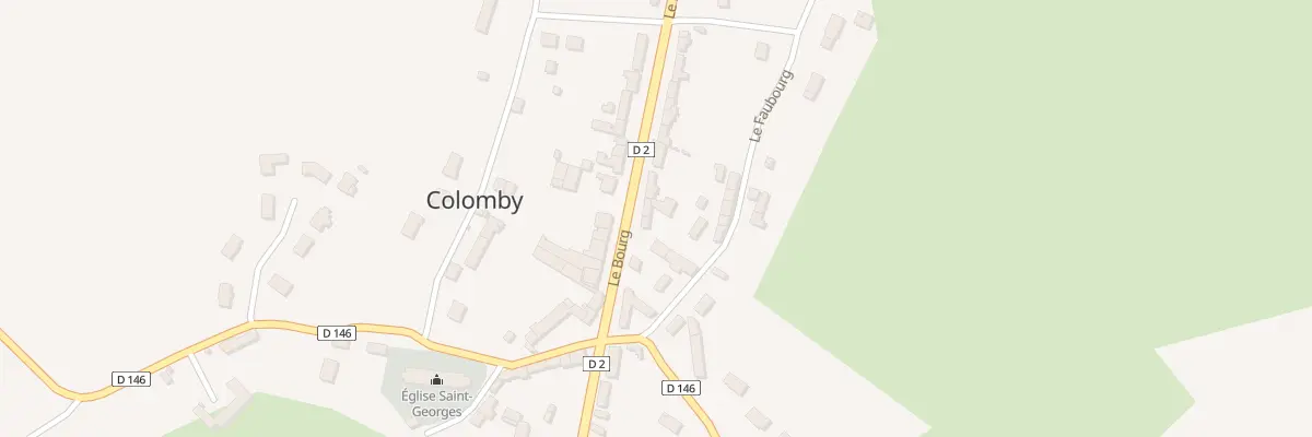 Plan du 22 Le Bourg à Colomby
