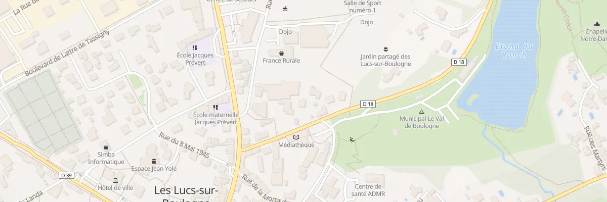 Plan du 111 Rue du General Charette aux Lucs-sur-Boulogne