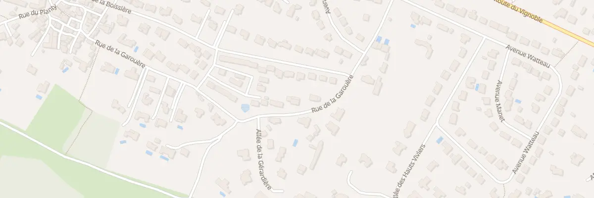 Plan du 12 Rue de la Garouère à Vertou