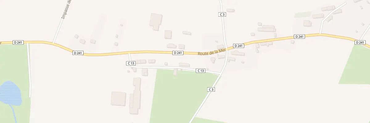 Plan du 21 Rte de la Lande - Ronthon à Dragey-Ronthon