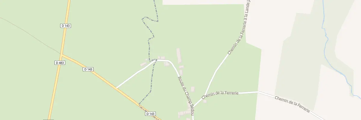 Plan du 5104 Vlg de Champ Bedou - Angey à Sartilly-Baie-Bocage