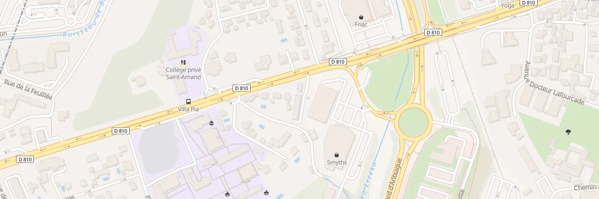 Plan du 85 Av Maréchal Soult à Bayonne