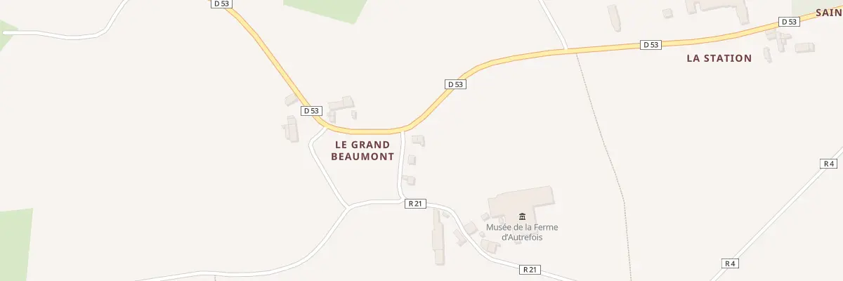 Plan du 5050 Le Grand Beaumont à Thourie