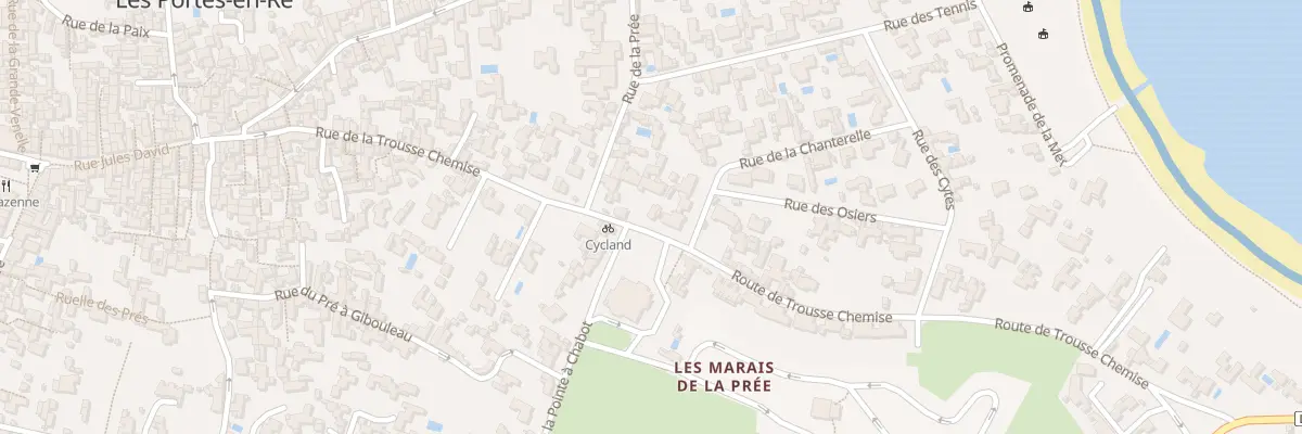 Plan du 55B Rue de Trousse Chemise aux Portes-en-Ré