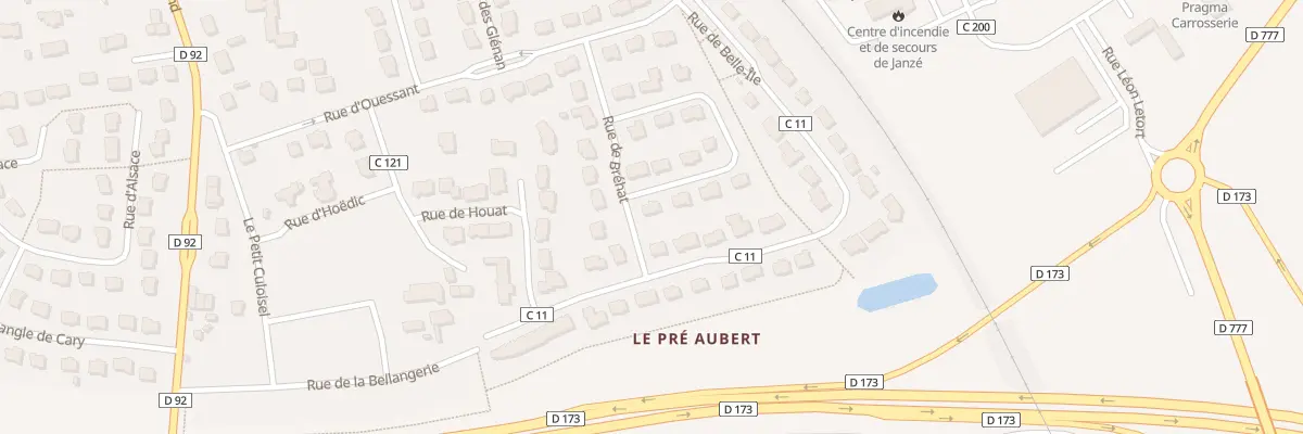 Plan du 13 Rue de Molene à Janzé
