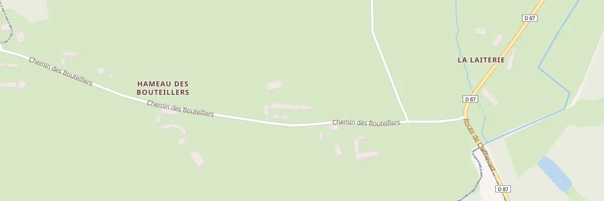 Plan du 2 Che des Bouteillers à Tamerville