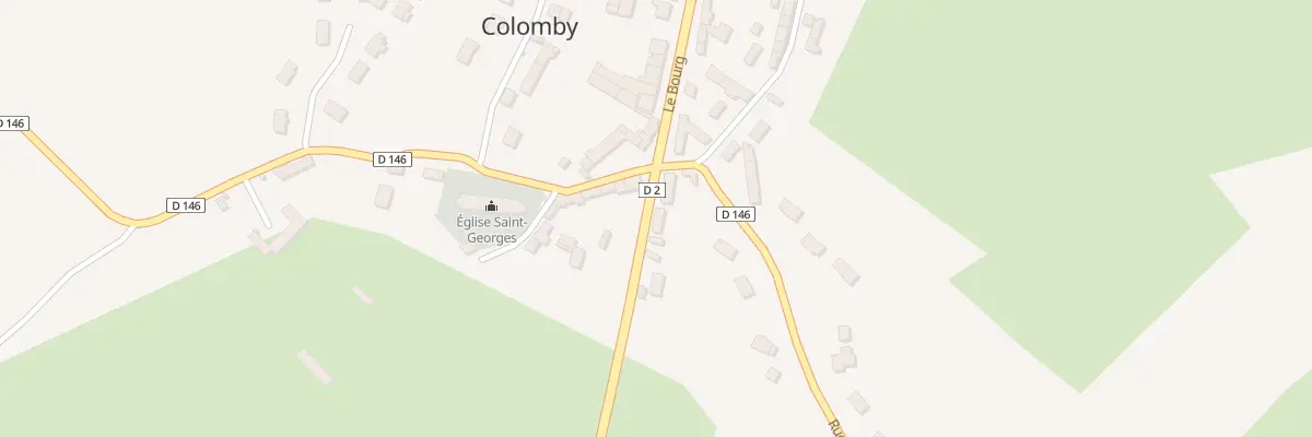 Plan du 8 Le Bourg à Colomby