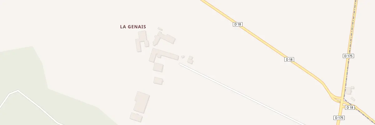 Plan du 5037 La Jannais à Romazy