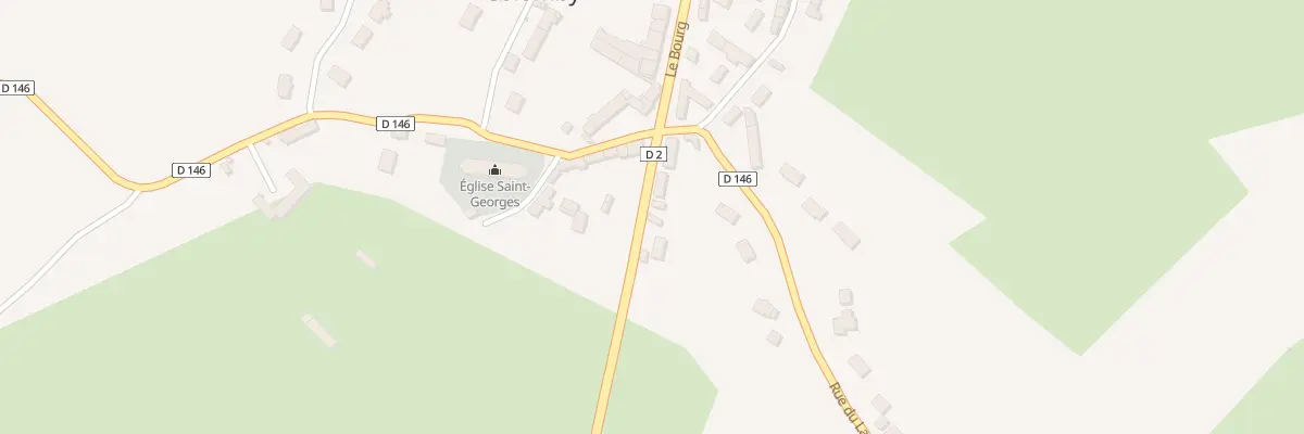 Plan du 6 Le Bourg à Colomby