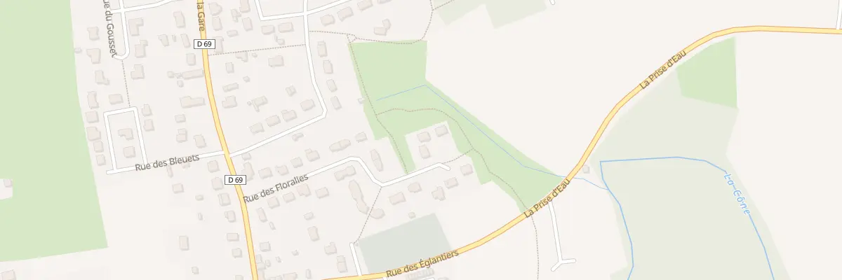 Plan du 3 Rue de la Fontaine à Saint-Vincent-des-Landes