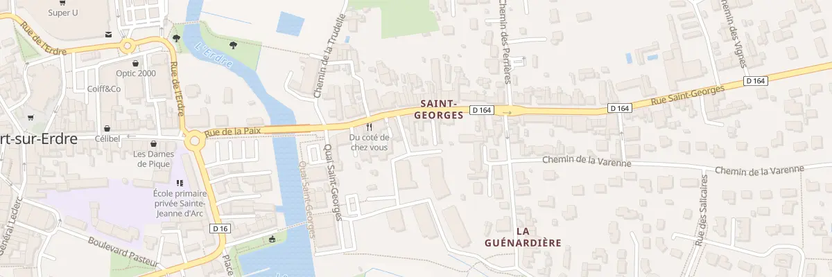 Plan du 30B Rue Saint Georges à Nort-sur-Erdre