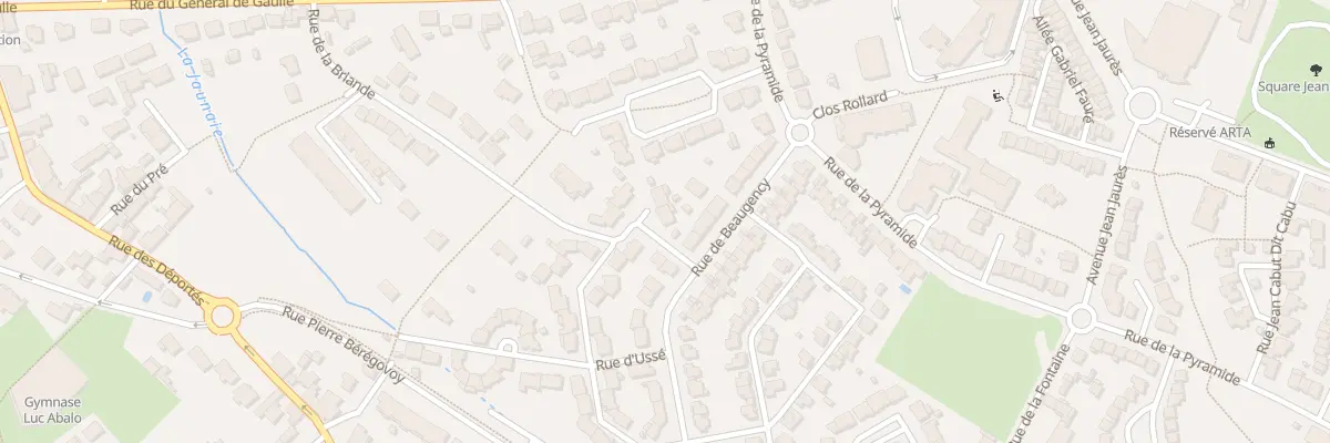 Plan du 4 All de Montlouis à Saint-Sébastien-sur-Loire