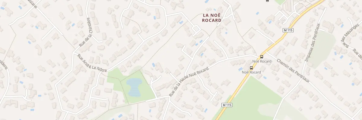 Plan du 1 Che de la Noë Rocard à Vertou