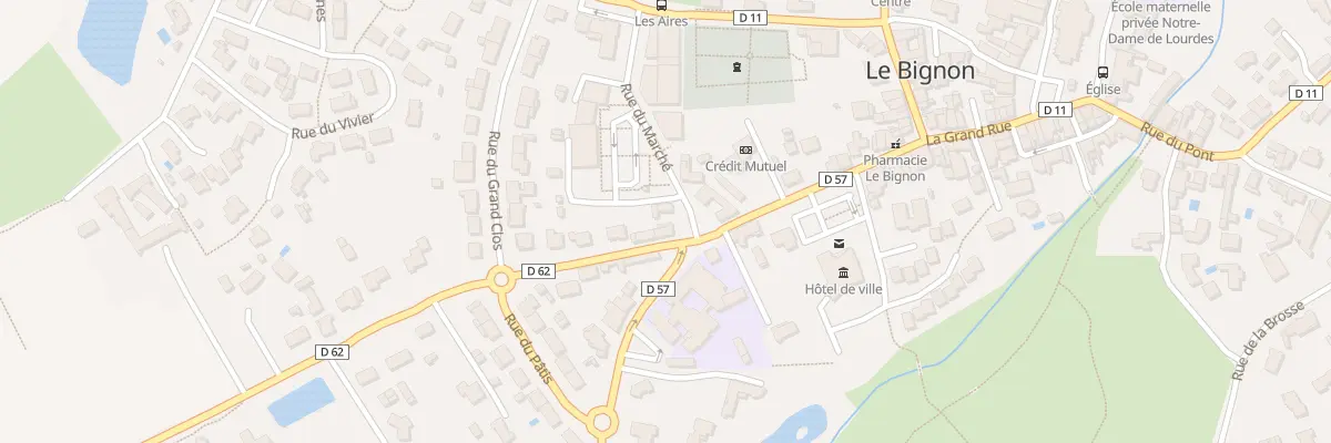 Plan du 24 Rue du Moulin au Bignon